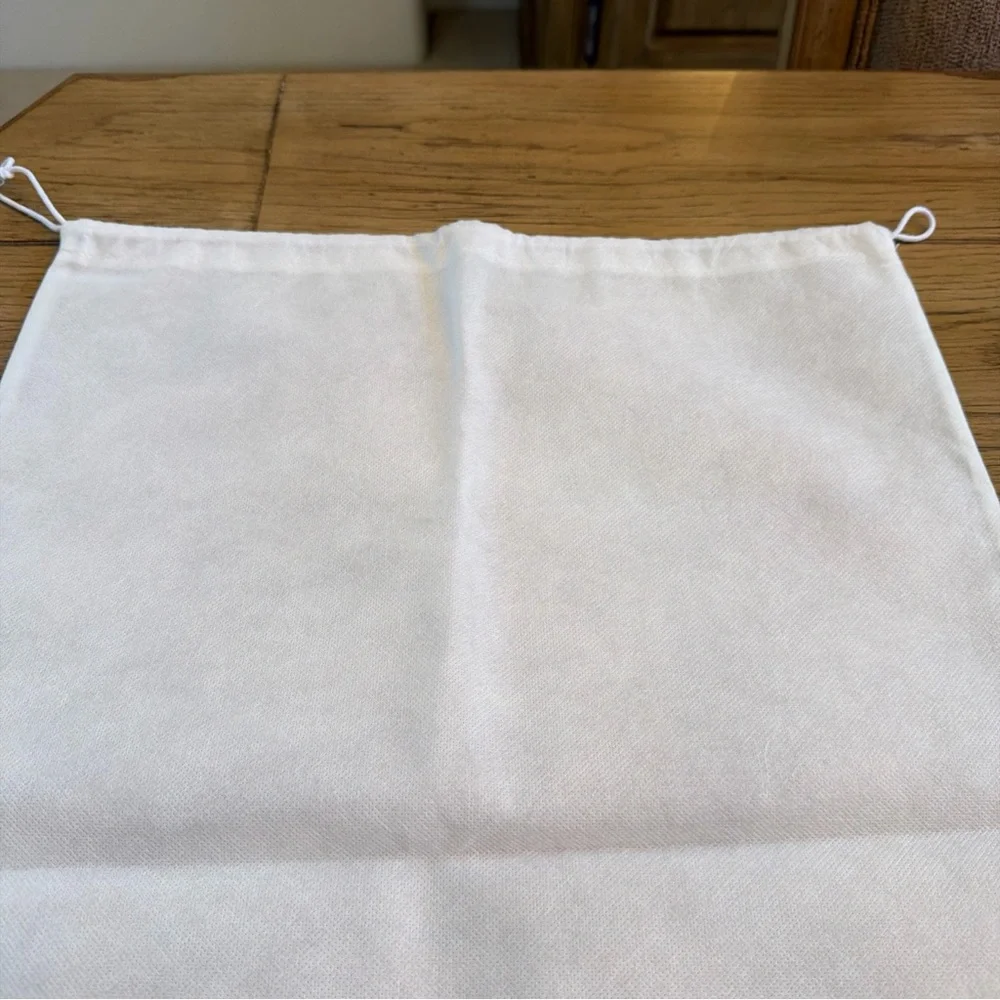 White Laundry Bag with Drawstring